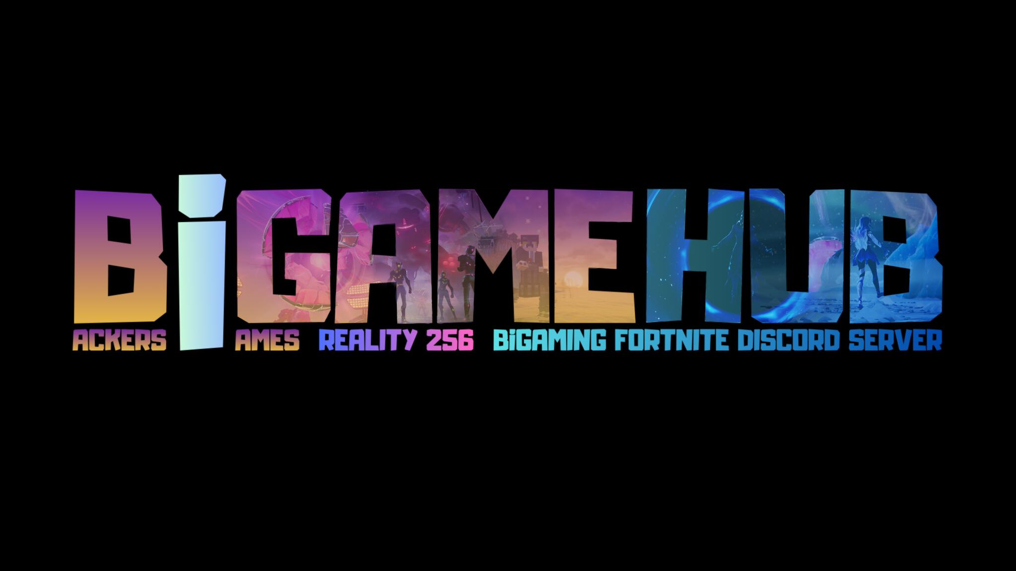 Discovery splash banner for BiGAMEHUB Discord server