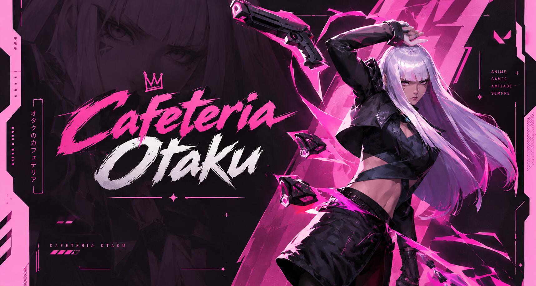 Discovery splash banner for をCafeteria Otaku ☕ | Animes & Jogos Discord server
