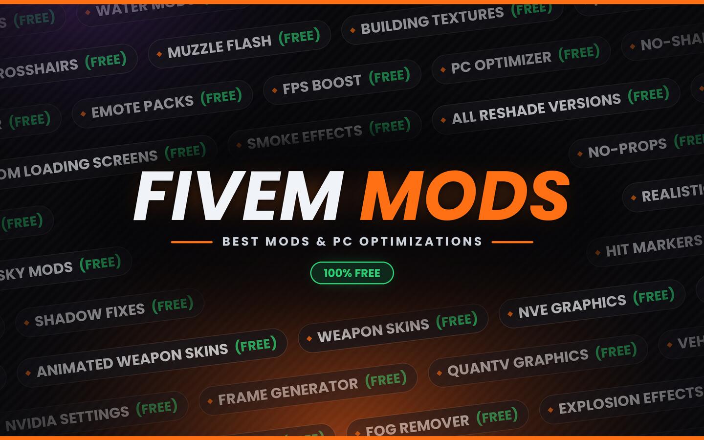 Discovery splash banner for FiveM Mods Discord server