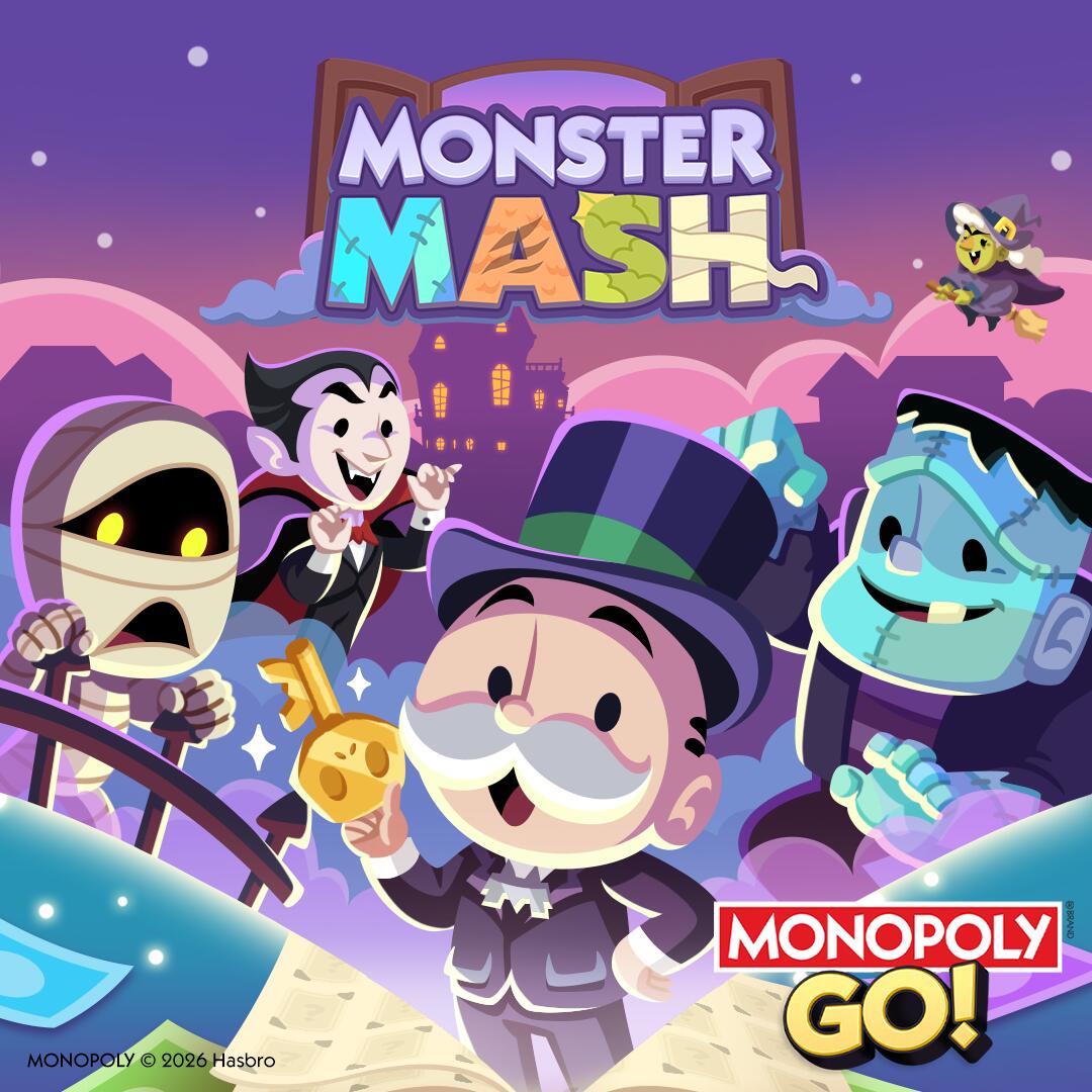 Discovery splash banner for MONOPOLY GO! Discord server