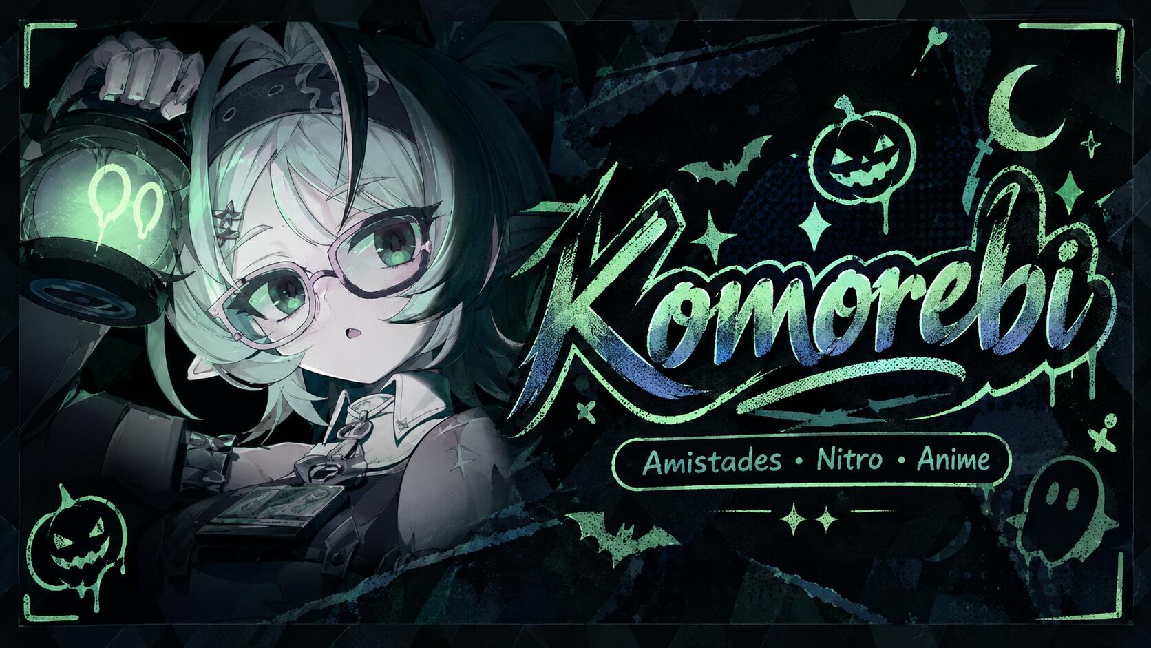 Discovery splash banner for 🍀 ︵Komorᥱbιʰᵃˡˡᵒʷᵉᵉⁿ ಎ amistades ♡ׅ nitro ♡ׅ anime ♡ׅ activo Discord server