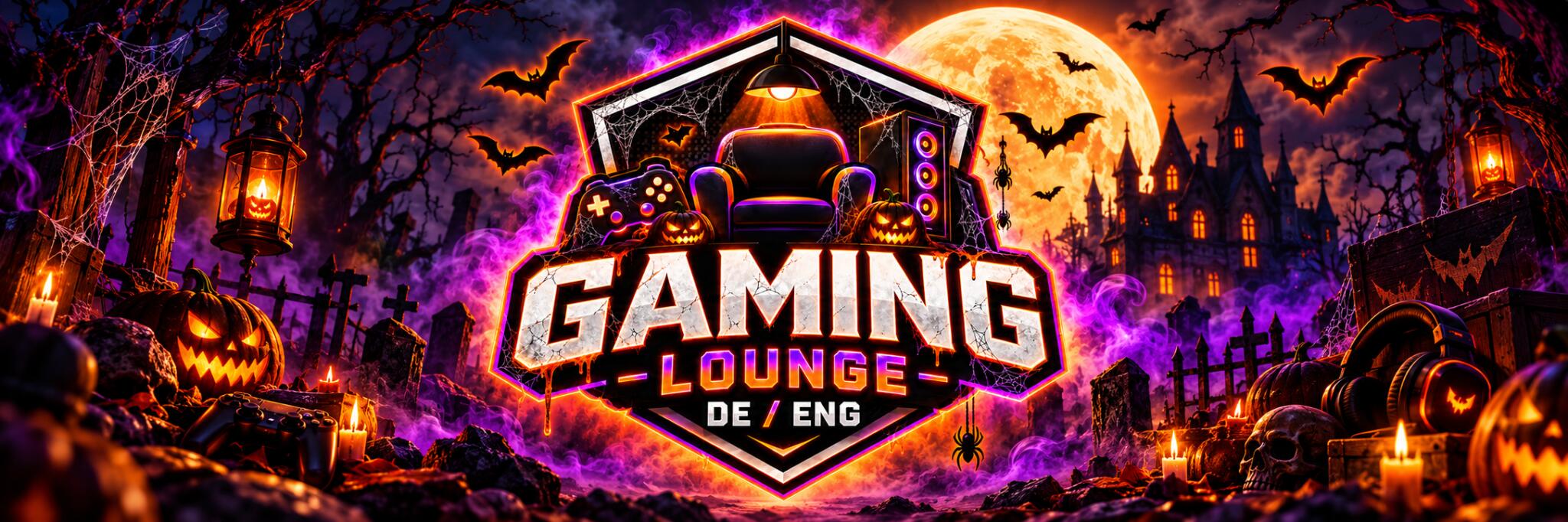 Discovery splash banner for Gaming Lounge International x Lüneberg Hosting Discord server