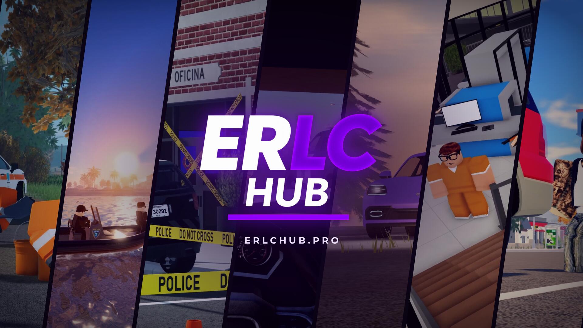 Discovery splash banner for 「ER:LC」HUB Discord server