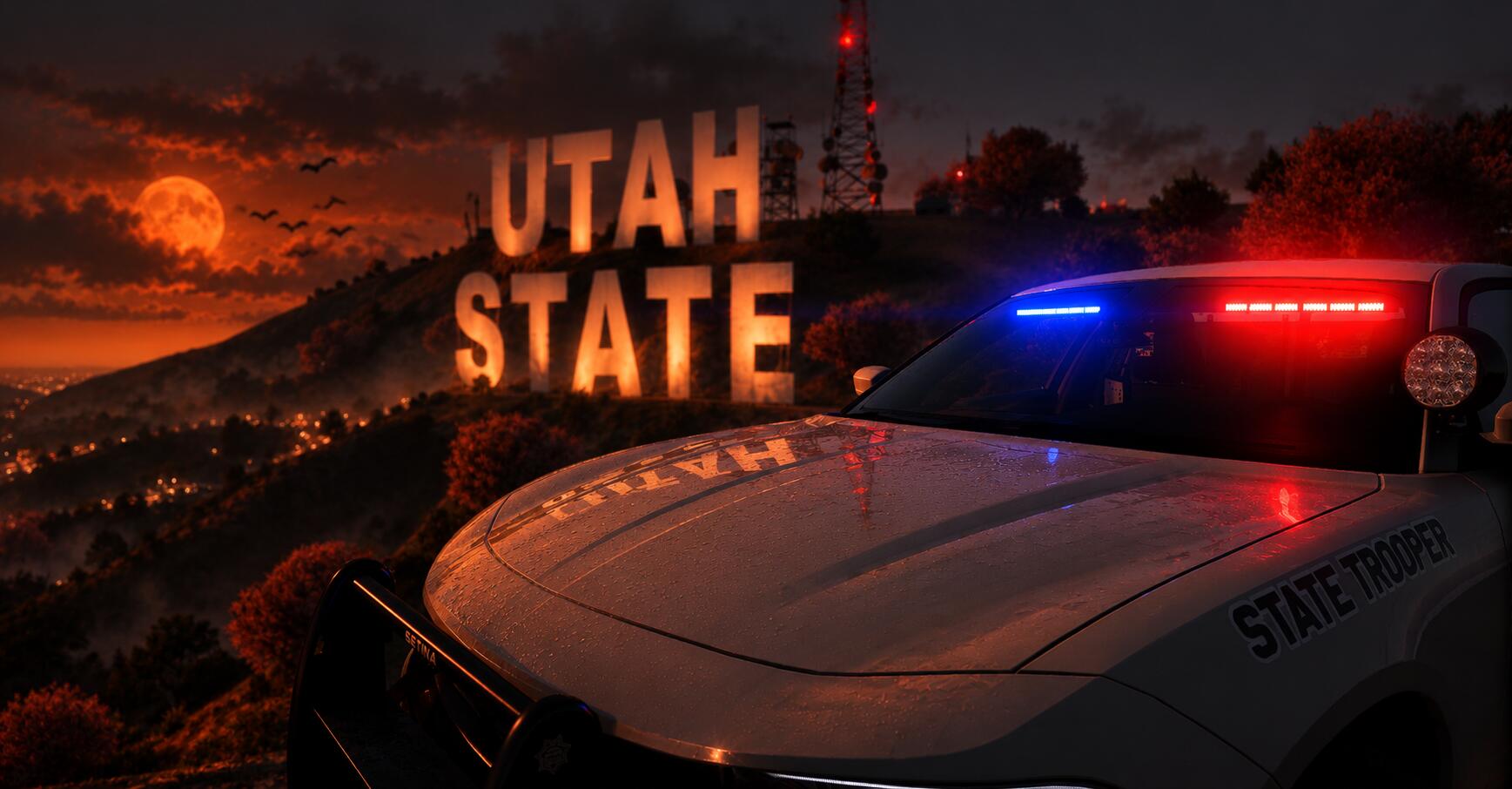 Discovery splash banner for Utah State Roleplay Discord server