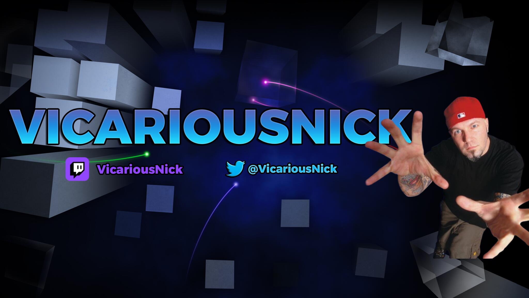Discovery splash banner for The Vicarious Community Discord server