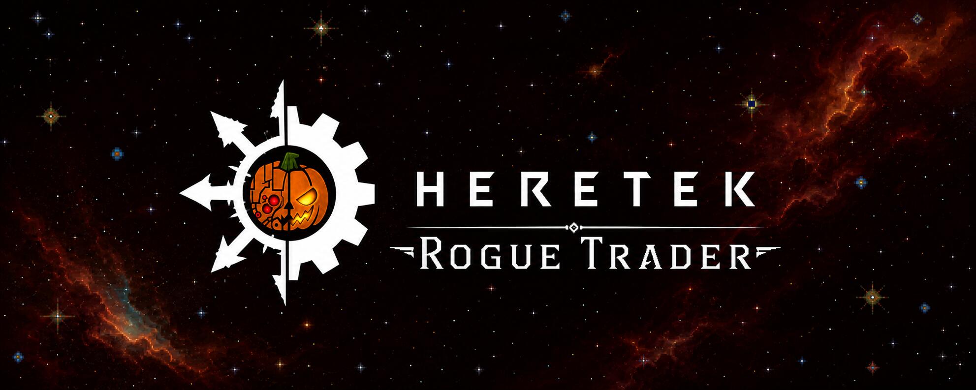 Discovery splash banner for Heretek | WH14K Discord server