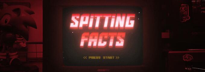 Discovery splash banner for Spitting Facts Discord server