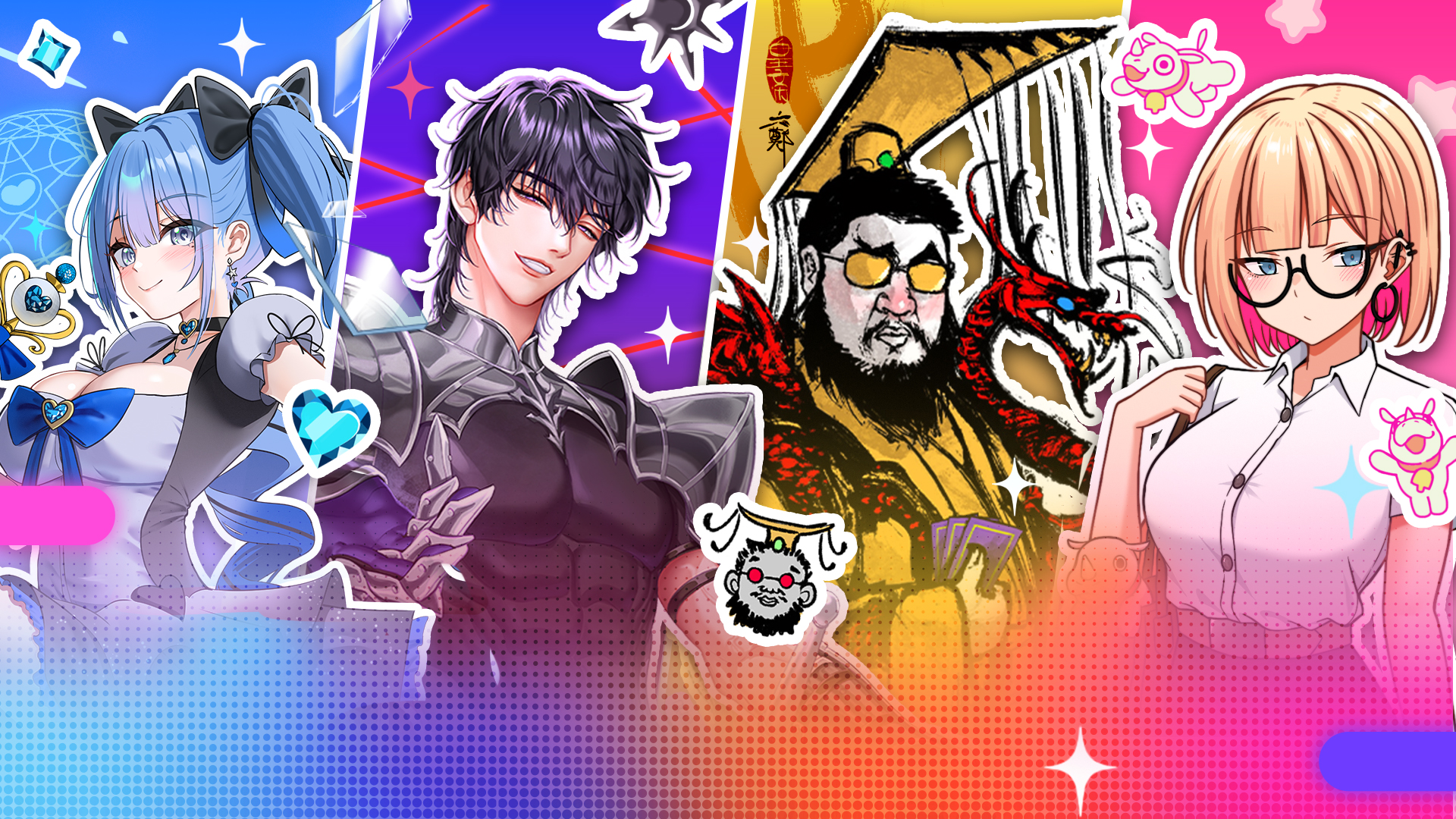 Discovery splash banner for Slap 'em UP! - Haabiz.Games Discord server