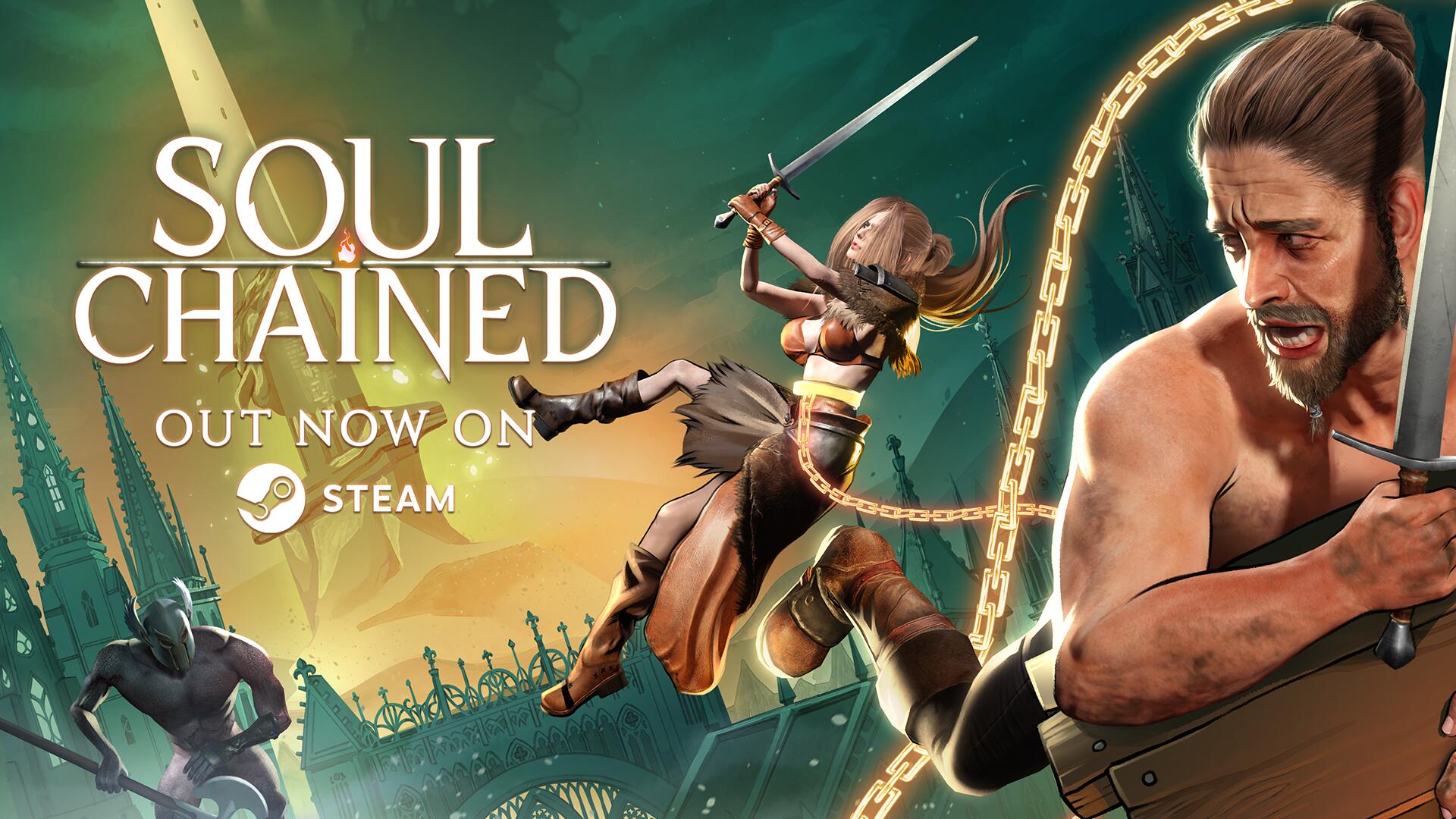 Discovery splash banner for Soul Chained Community Discord server