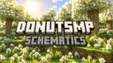 Discovery splash banner for DonutSMP Schematics Discord server