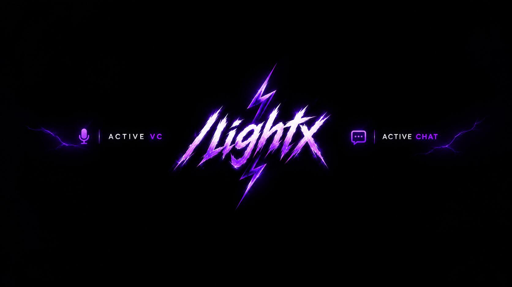 Discovery splash banner for /Lightx | Social • Active • Chat • VC Discord server