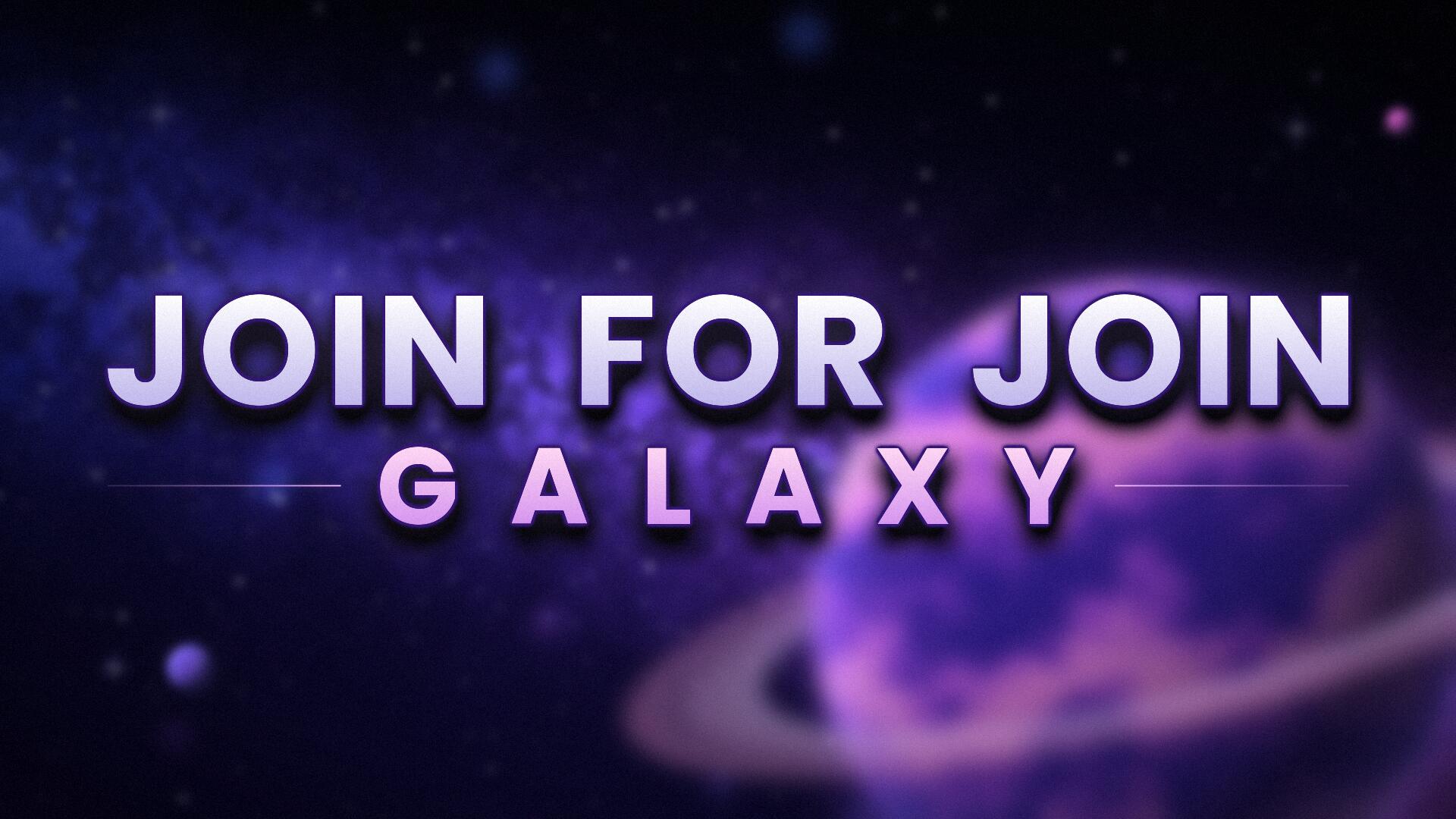 Discovery splash banner for JOIN FOR JOIN GALAXY | Grow Your server β’ Active β’ J4J β’ Self-promo β’ Advertise Discord server