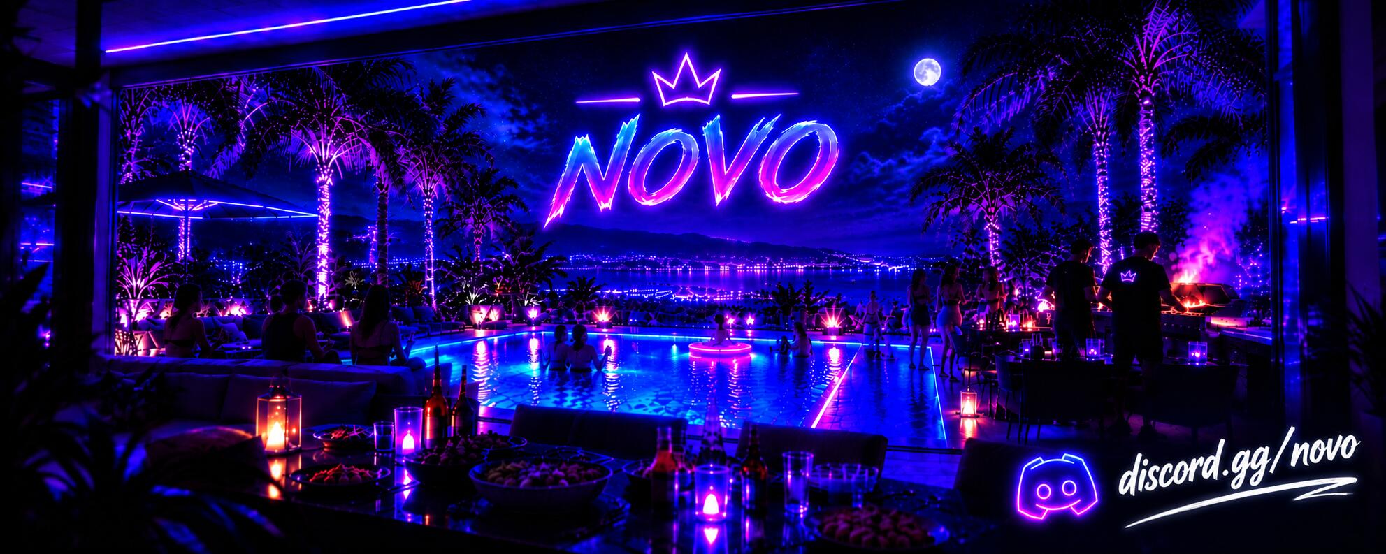 Discovery splash banner for Novo 🏠 Discord server