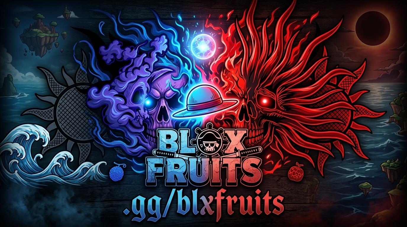 Discovery splash banner for BLOX FRUITS TRADING & GIVEAWAY Discord server