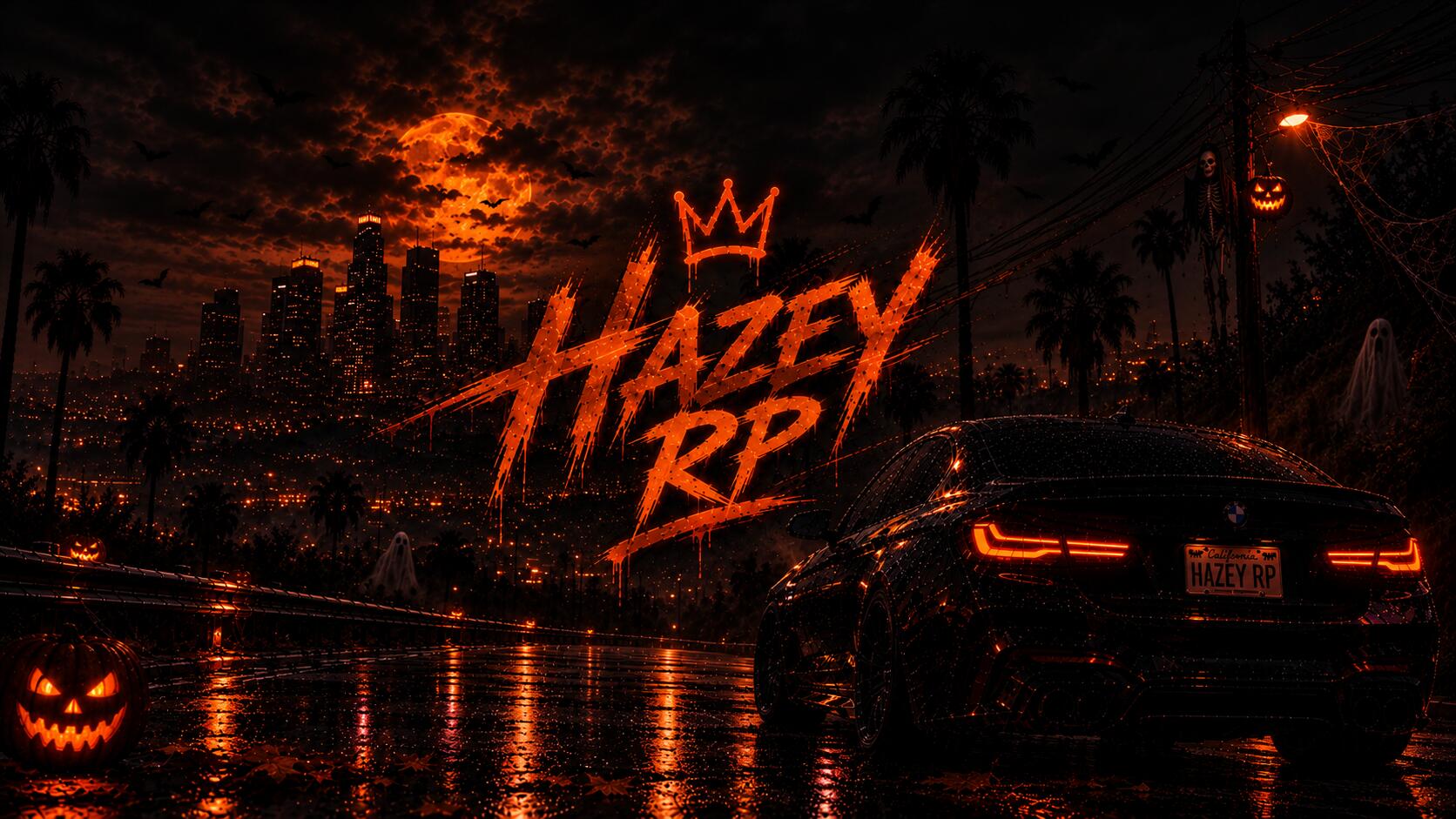 Discovery splash banner for Hazey RP v2| #4 🎃 Discord server