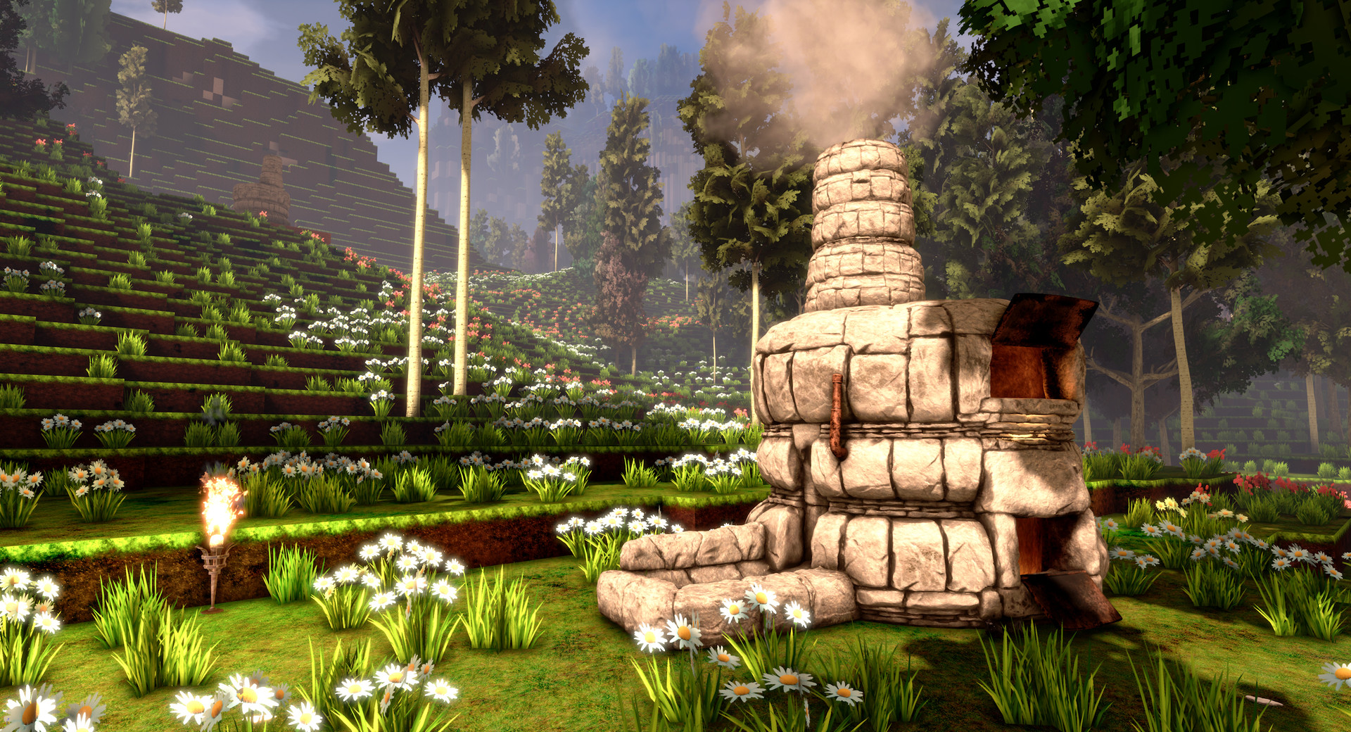 Discovery splash banner for cyubeVR - Virtual Reality Voxel Game Discord server
