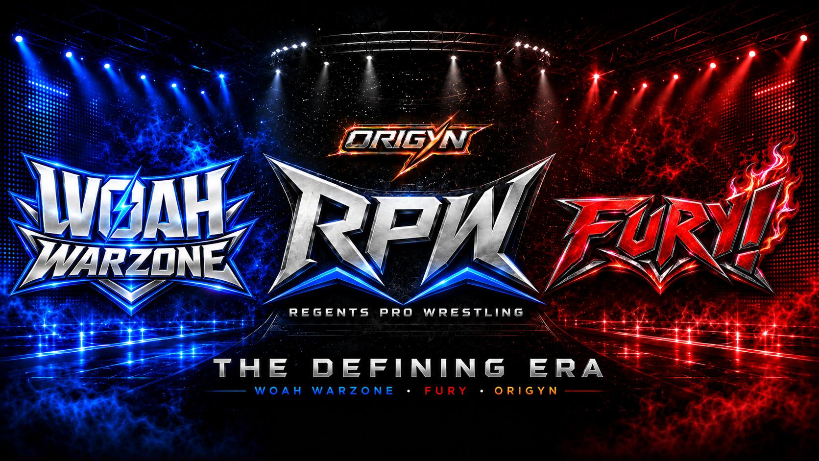 Discovery splash banner for Regents Pro Wrestling Discord server