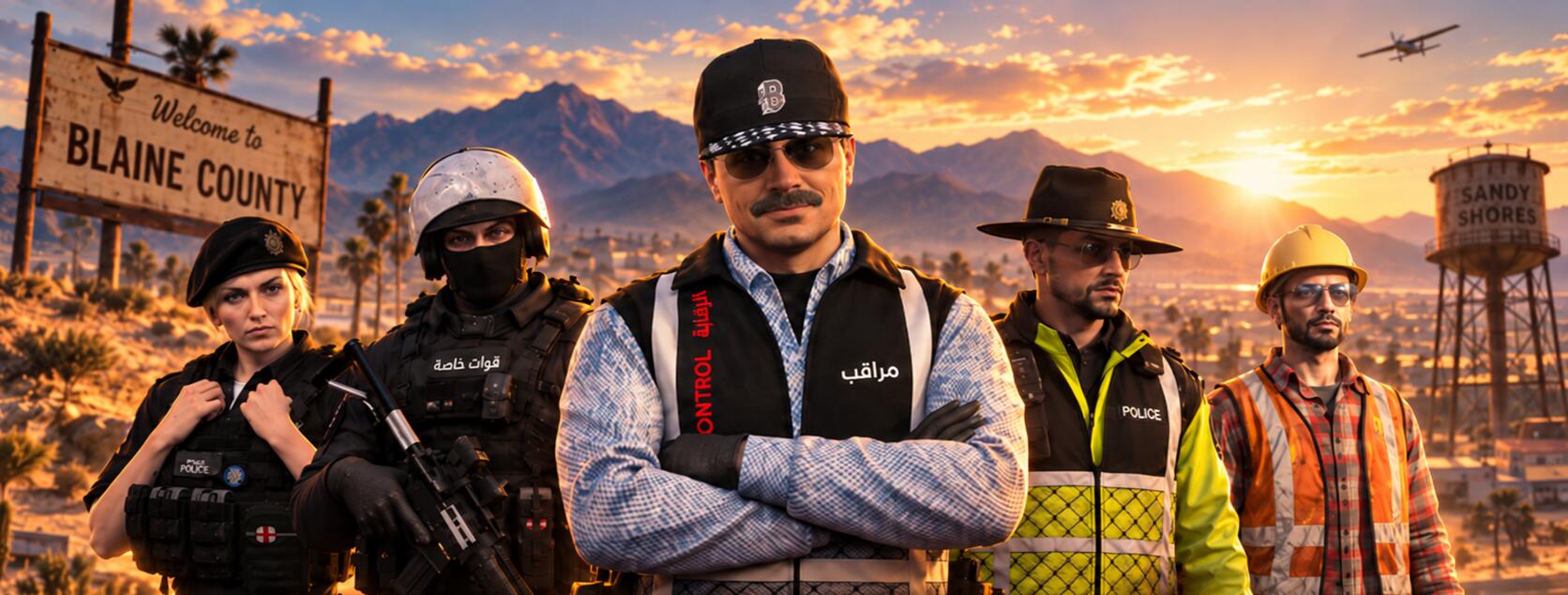 Discovery splash banner for رول بلاي مقاطعة بلاين Discord server
