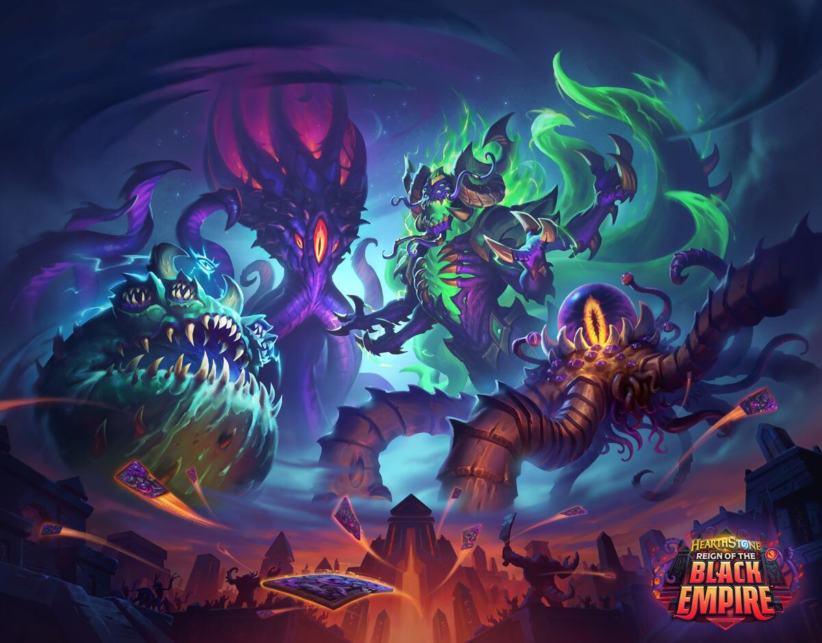 Discovery splash banner for Hearthstone-Decks.net Discord server