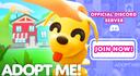 Discovery splash banner for Adopt Me! Discord server