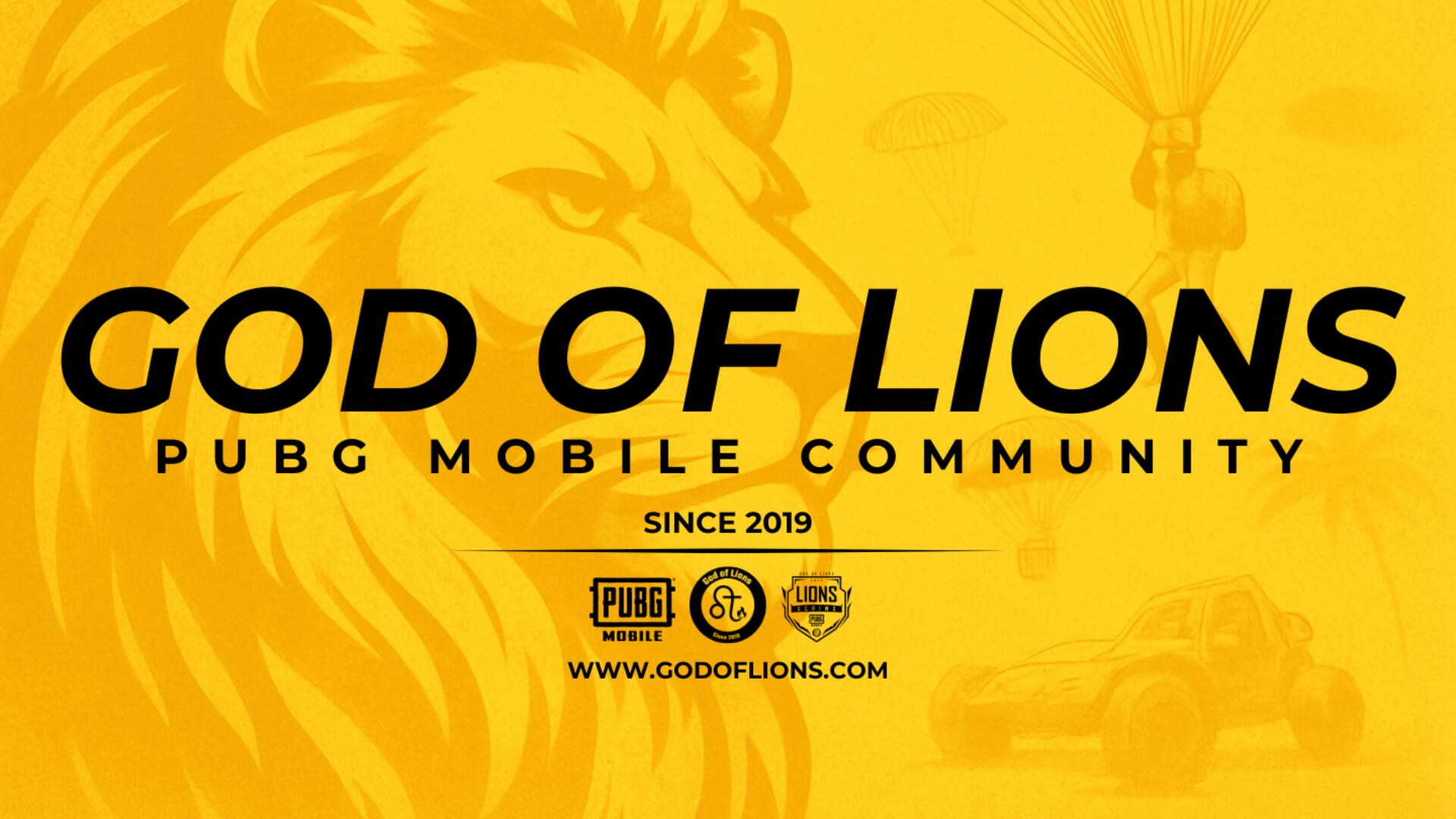 Discovery splash banner for ♌ God of Lions ♌ Discord server