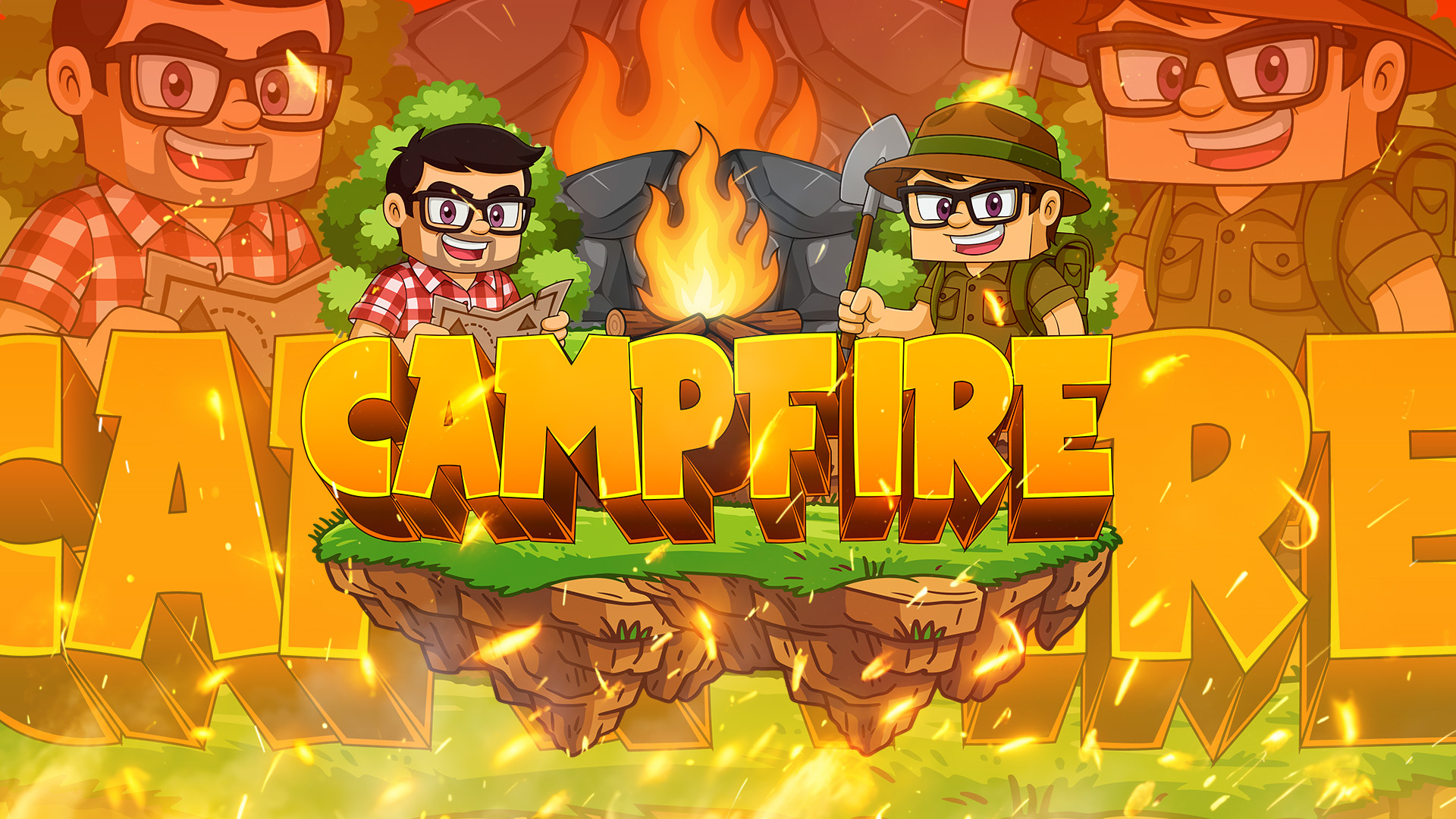 Discovery splash banner for CampFire.pl Discord server