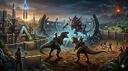 Discovery splash banner for Server Tharyon / Ark Survival Ascended PvE y PvP Discord server