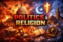 Discovery splash banner for Politics & Religion Discord server