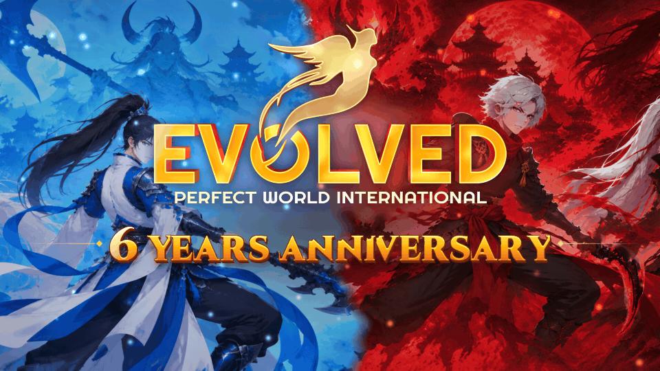 Discovery splash banner for Evolved Perfect World International Discord server