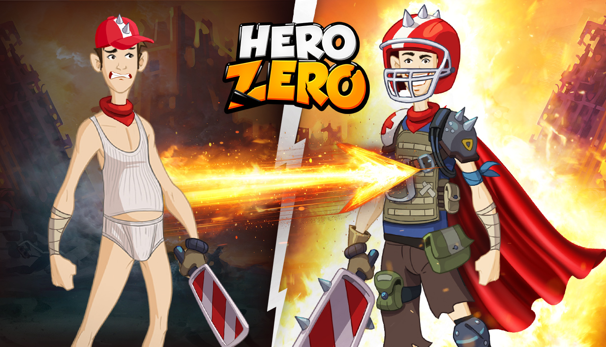 Discovery splash banner for Hero Zero Discord server