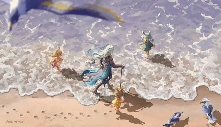 Discovery splash banner for Vision Holders ✧ GI & HSR Discord server