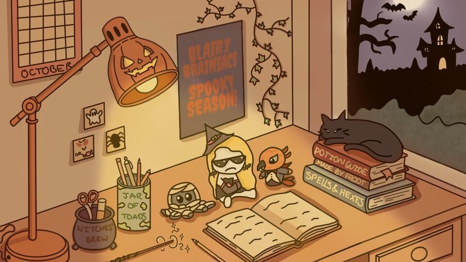 Discovery splash banner for Blair's Brainiacs Discord server