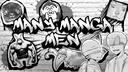 Discovery splash banner for Many Spooky Men Discord server