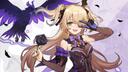 Discovery splash banner for Fischl Mains | Genshin Impact Discord server
