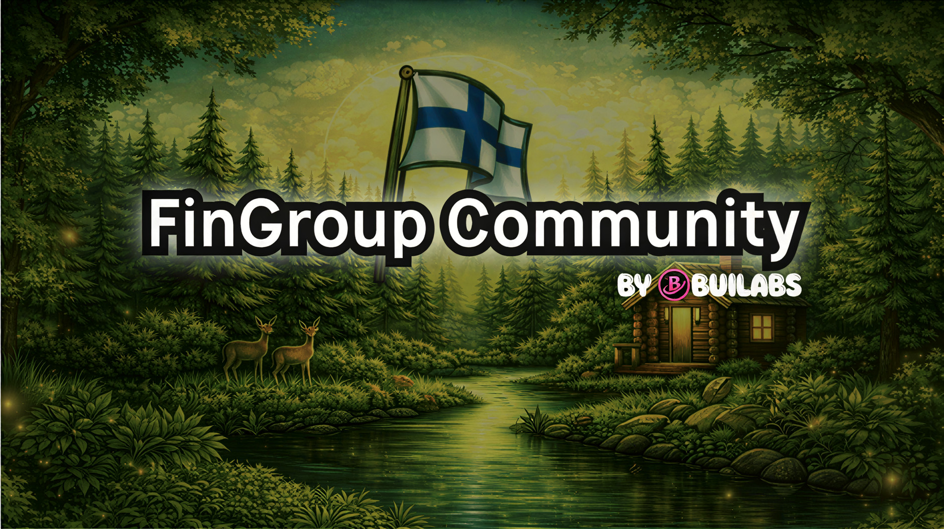 Discovery splash banner for FinGroup ๐ Discord server