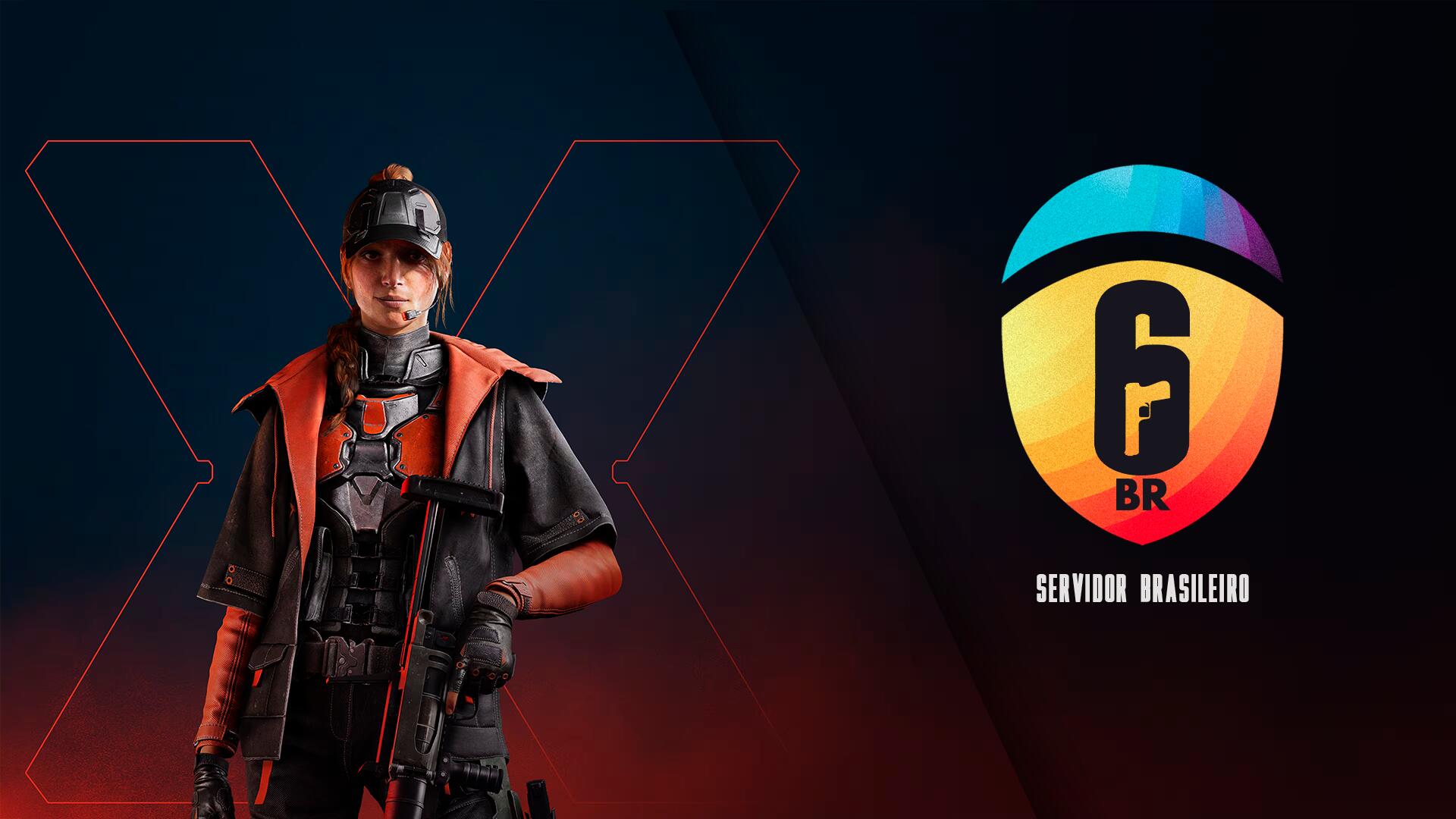 Discovery splash banner for Rainbow Six BRASIL Discord server