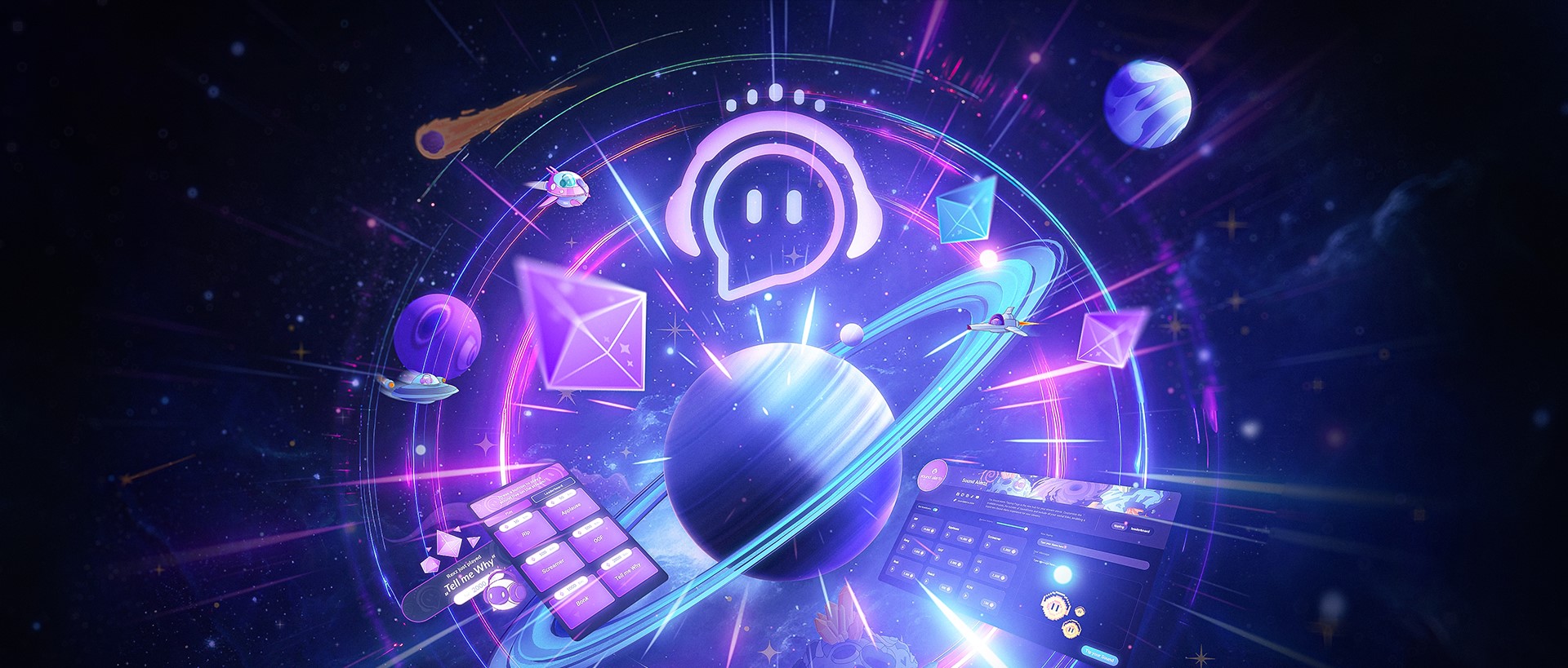 Discovery splash banner for Sound Alerts Discord server