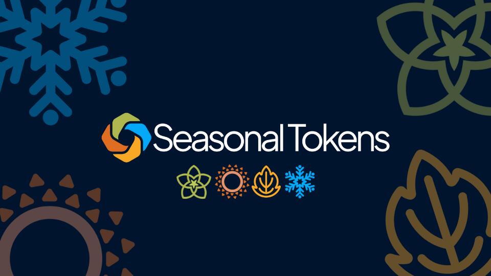 Discovery splash banner for Seasonal Tokens Discord server