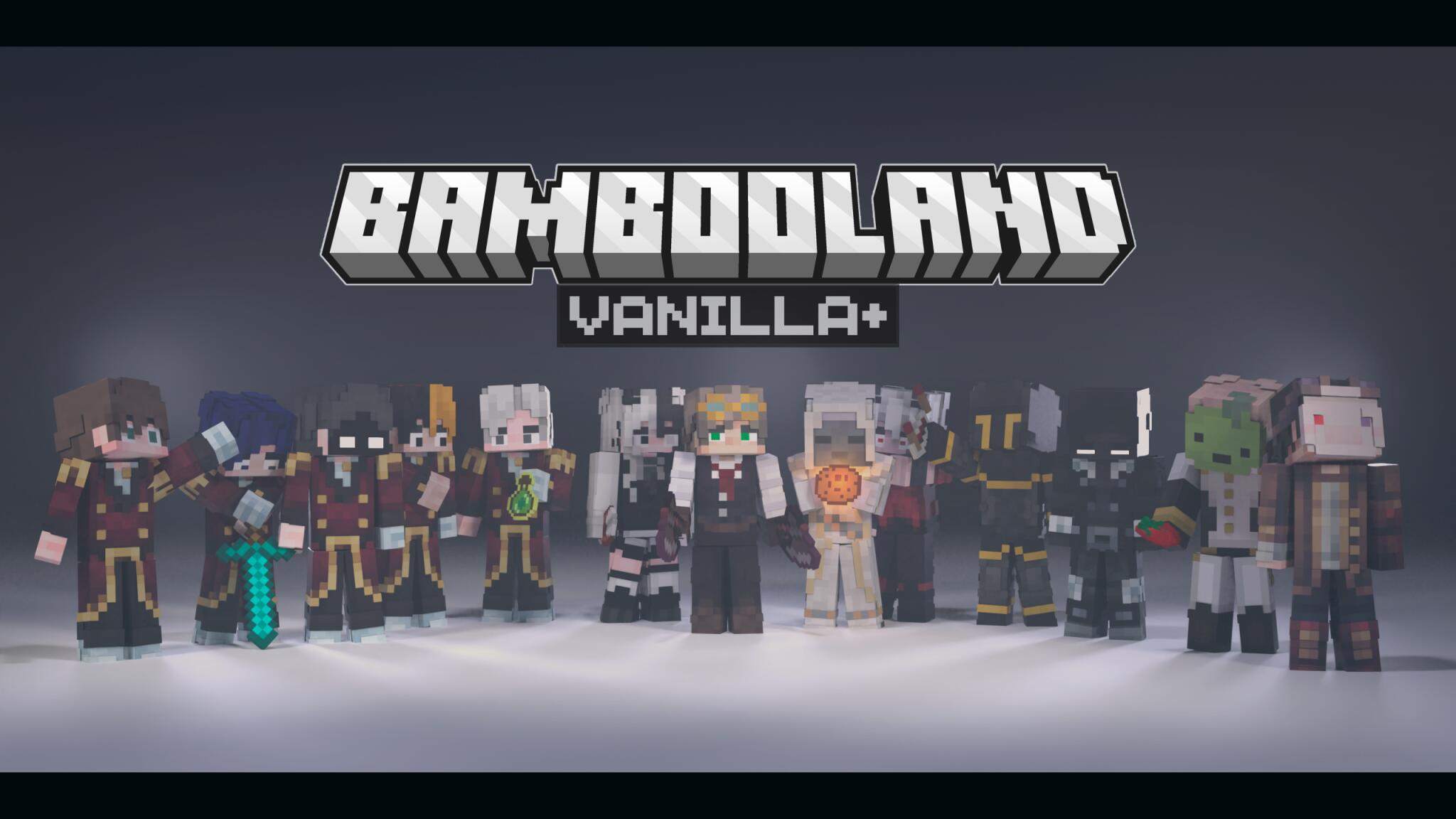 Discovery splash banner for Bambooland • 9 season Discord server