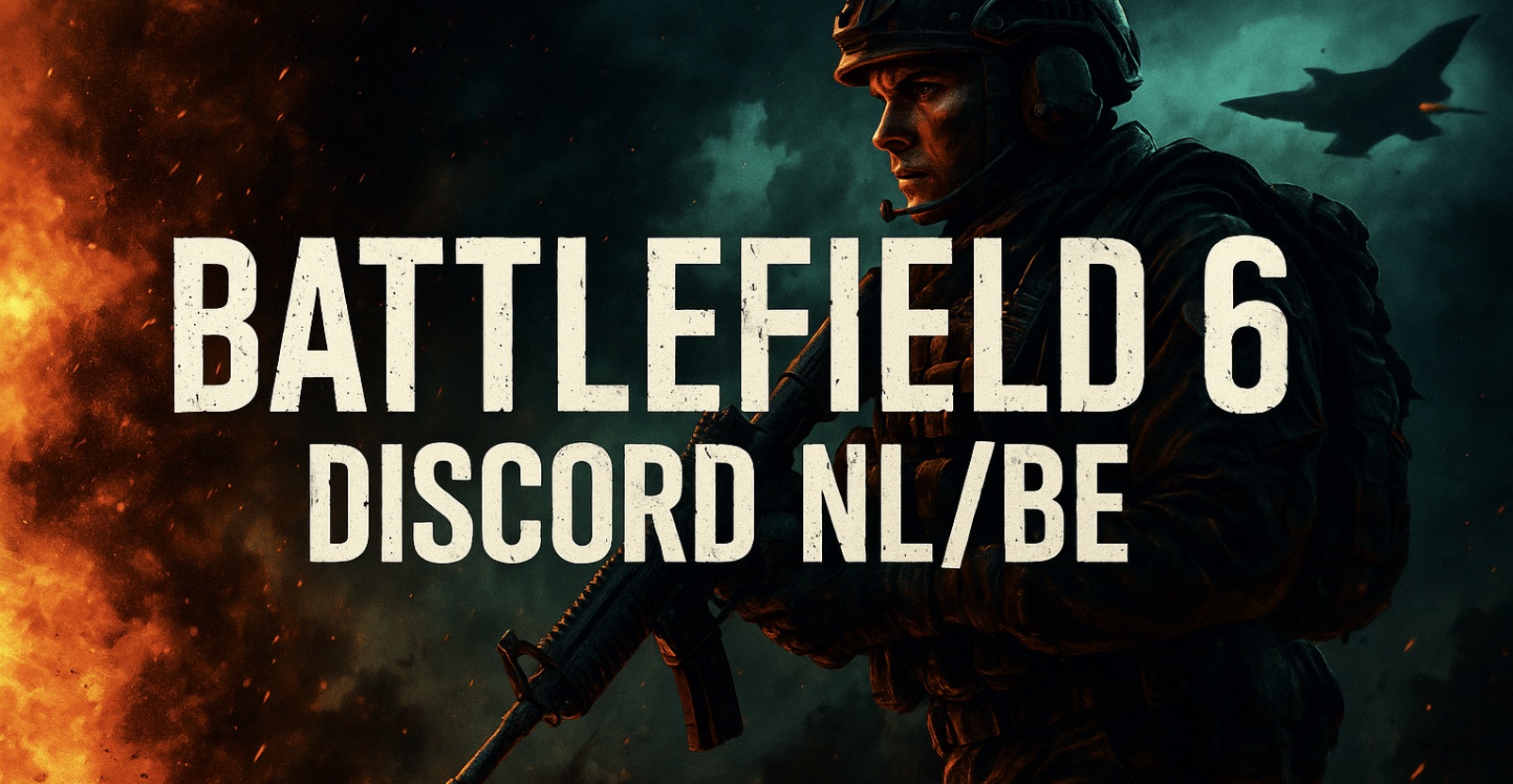 Discovery splash banner for battlefield 6 NL/BE Discord server