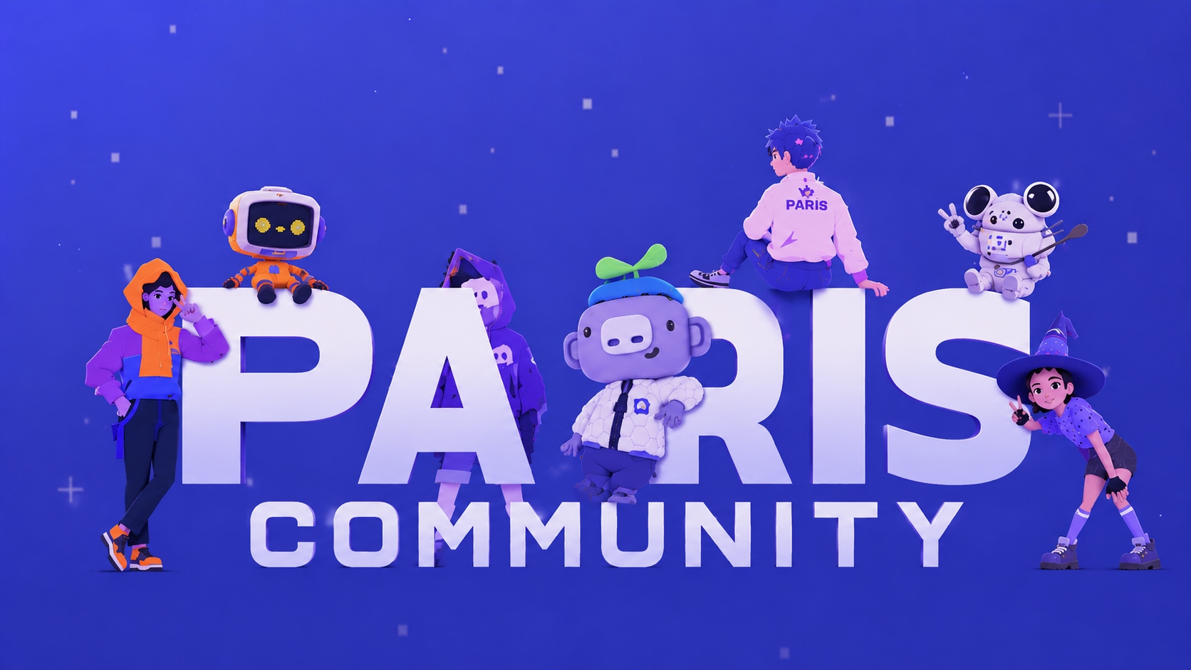 Discovery splash banner for Paris Community ؛ Discord server