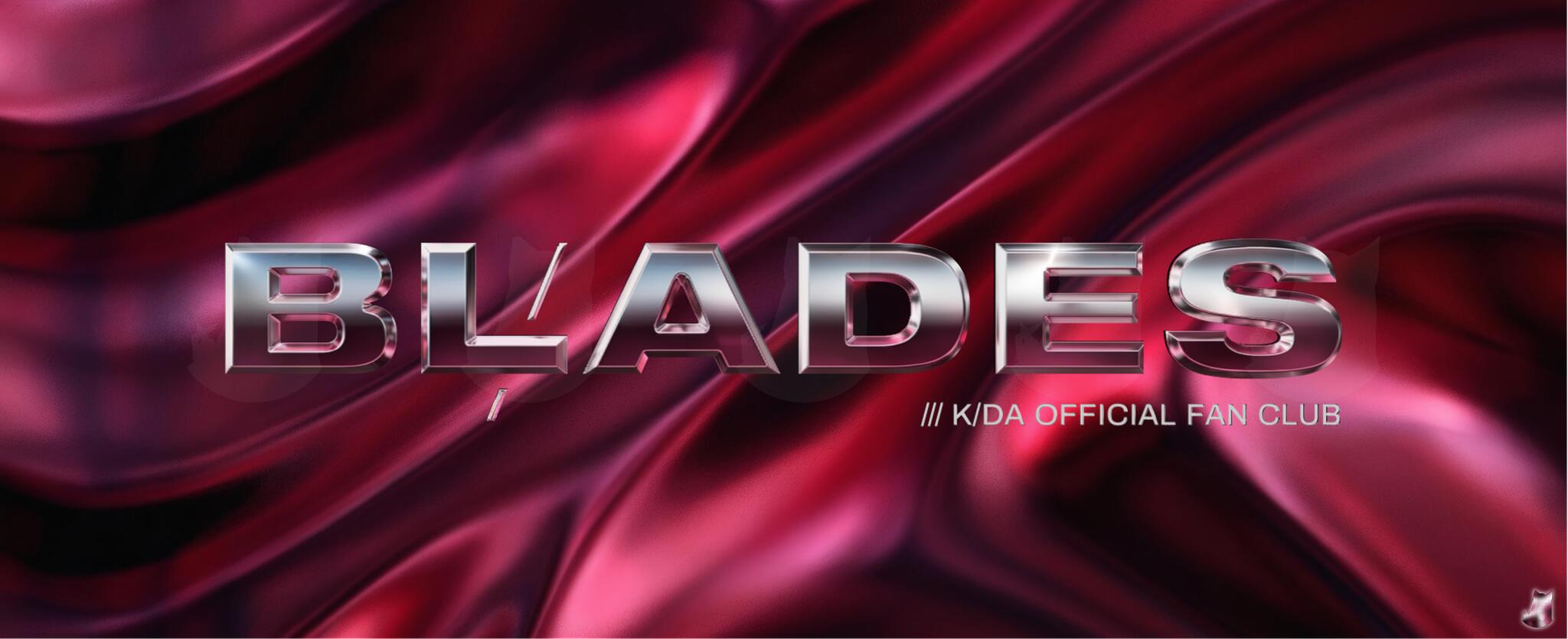 Discovery splash banner for K/DA • The Blades Discord server