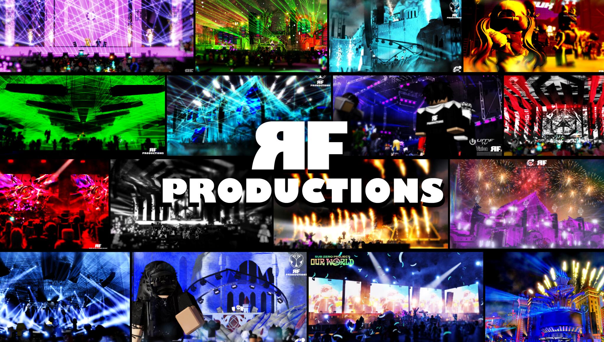 Discovery splash banner for RF Productions™ Discord server