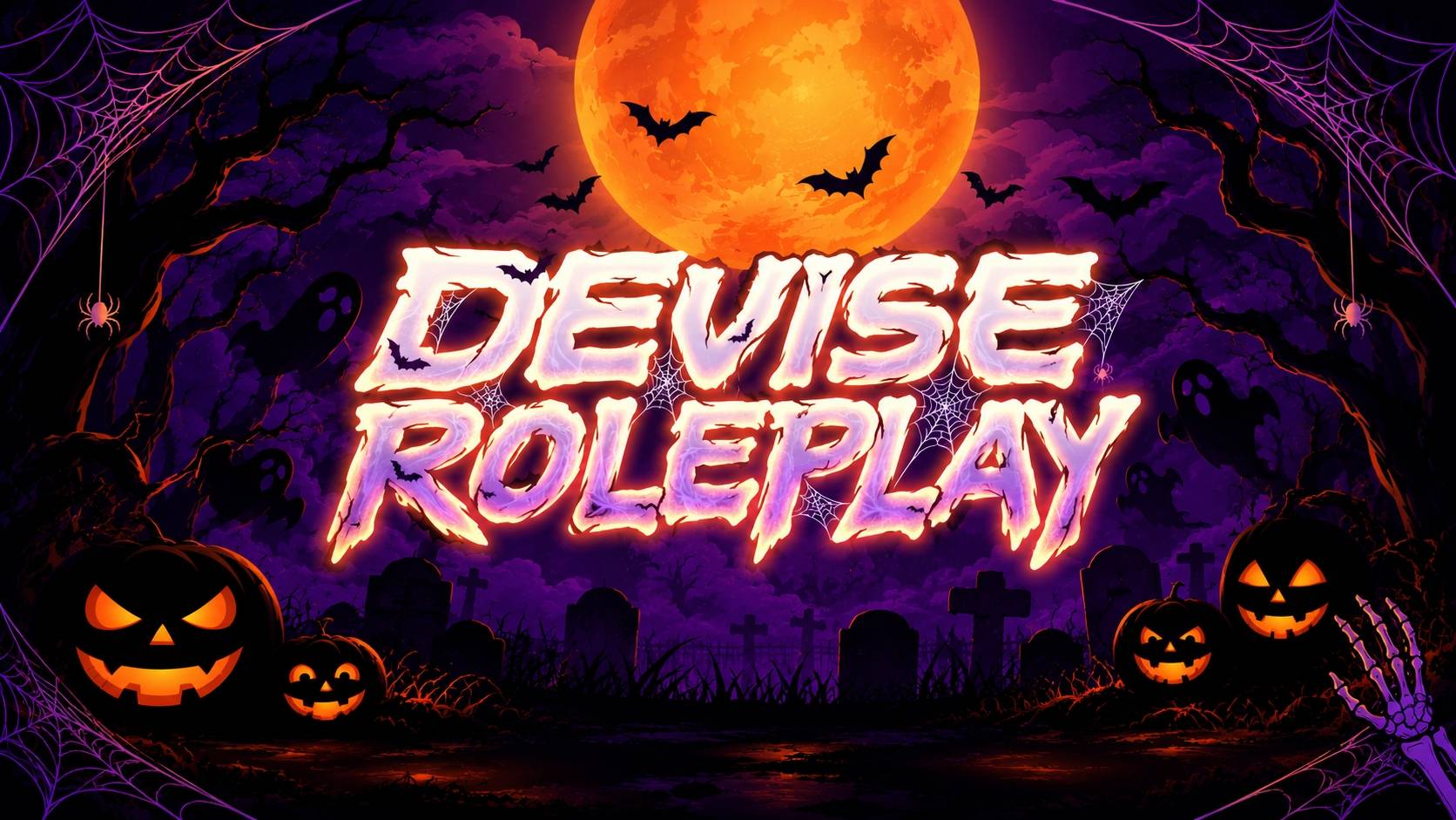 Discovery splash banner for Devise Roleplay Discord server
