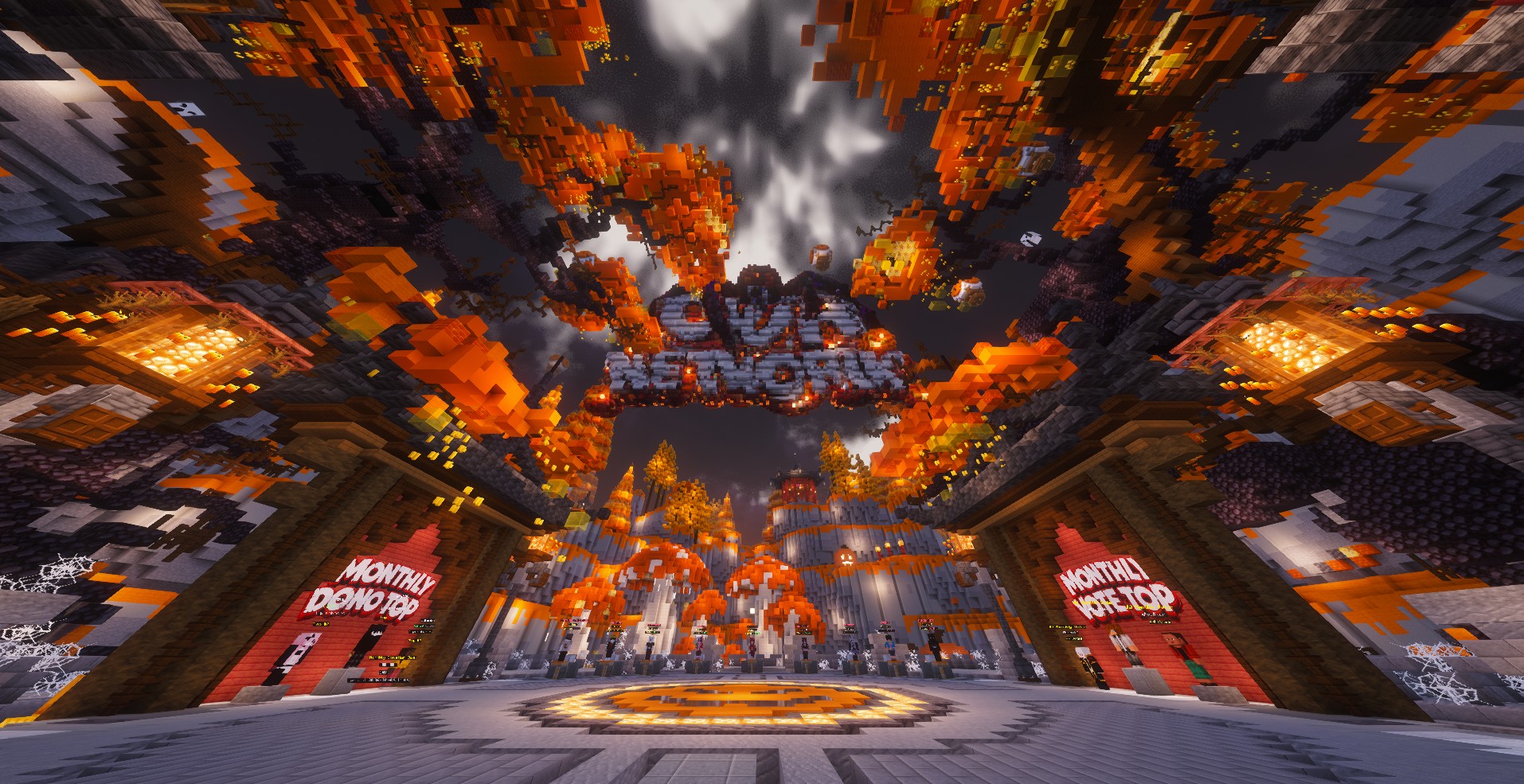 Discovery splash banner for CWR Minecraft Network Discord server