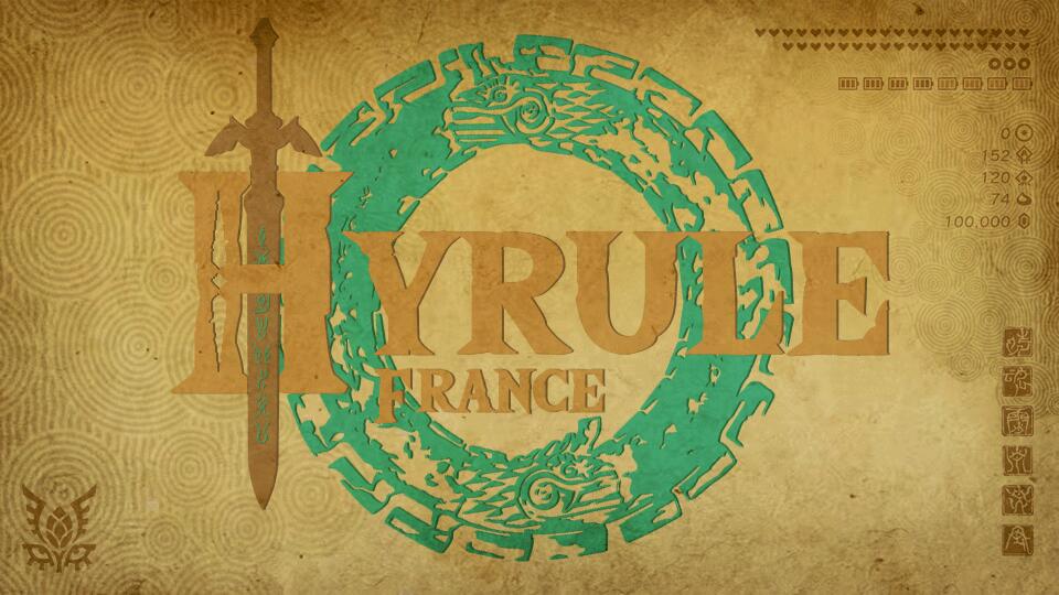 Discovery splash banner for Hyrule France • Zelda FR Discord server